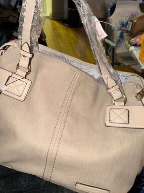 Kids Beige Shoulder Bag - Neutral Everyday Tote